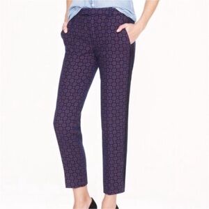 J.Crew Collection Medallion Tuxedo Pants size 6